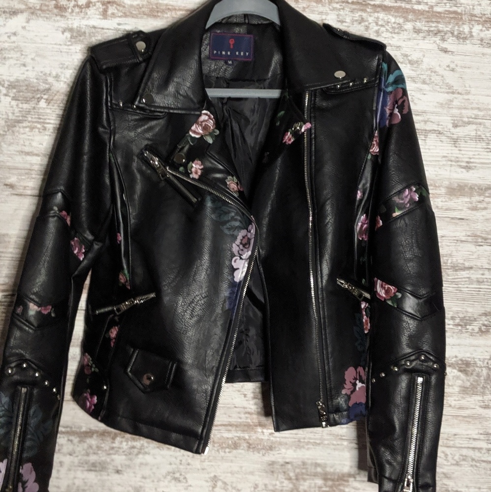 NWOT Faux Leather jacket